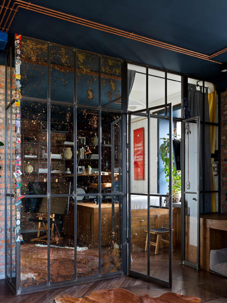 Two Designers Share a Small But Stunning Industrial Loft | Apartment ...